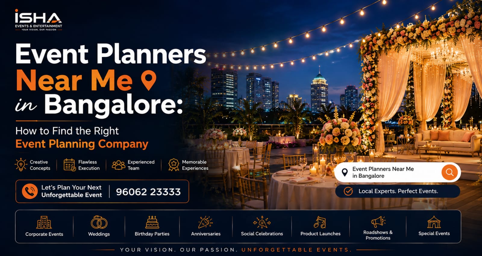 Event Planners Near Me in Bangalore