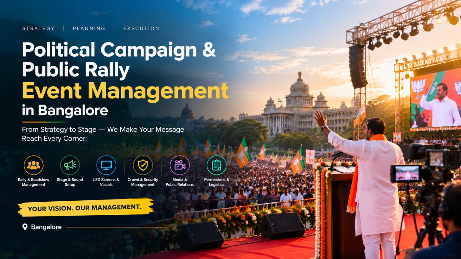 Political Campaign & Public Rally Event