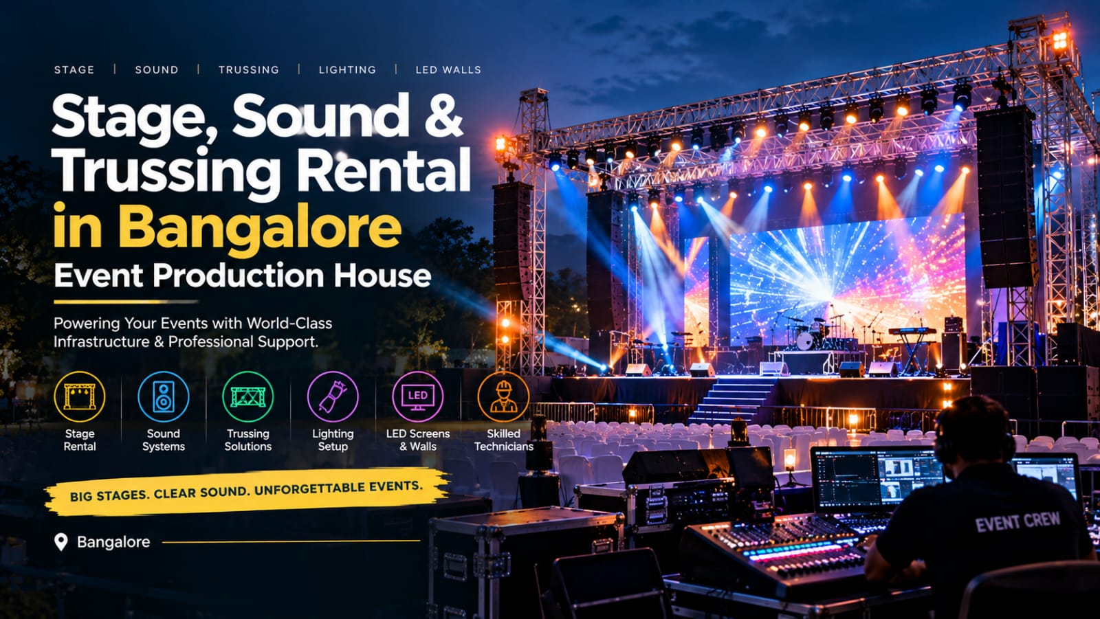 Stage, Sound & Trussing Rental